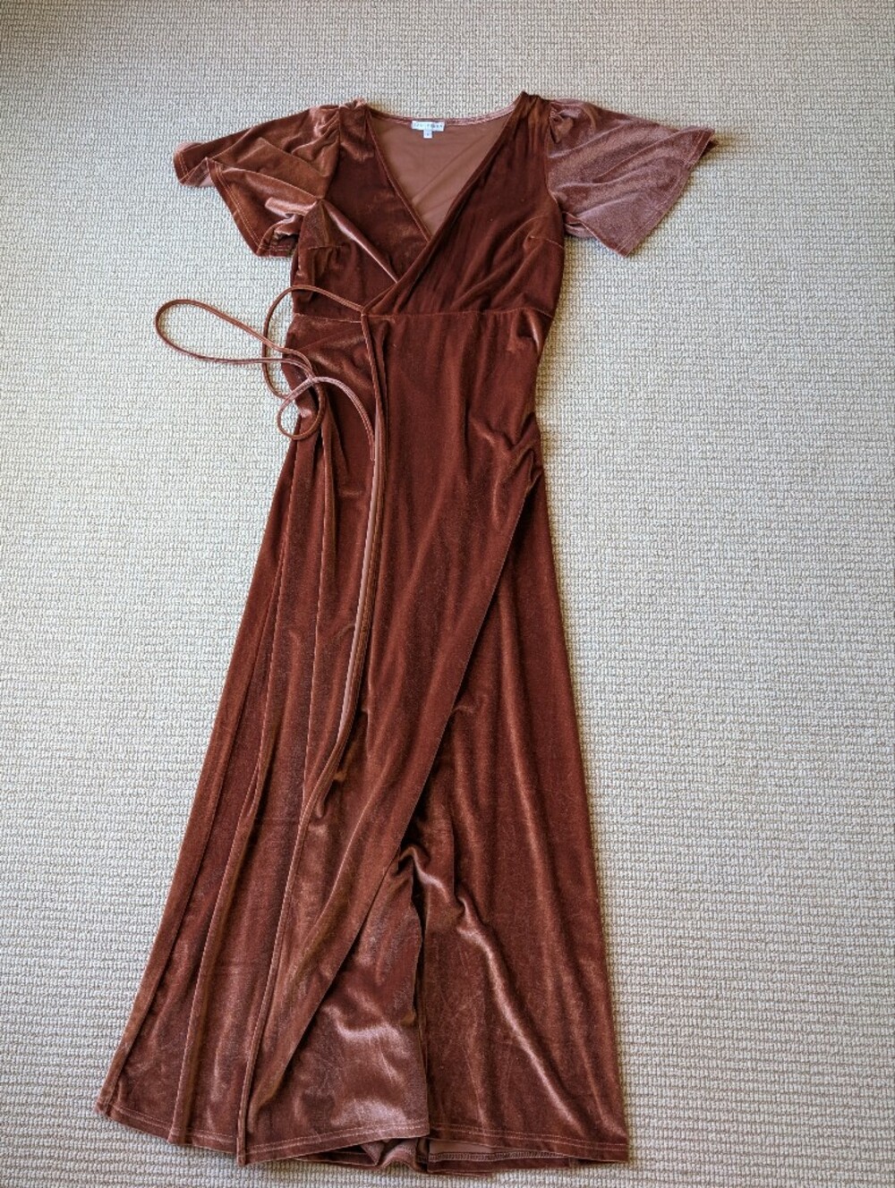 Velvet Wrap Dress